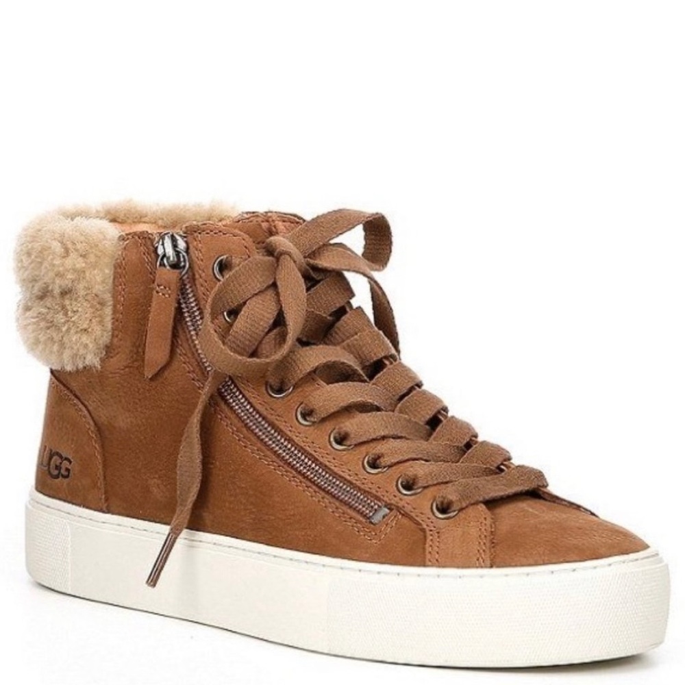 UGG “Briena” Hi-Top Suede Sneaker - Size 7